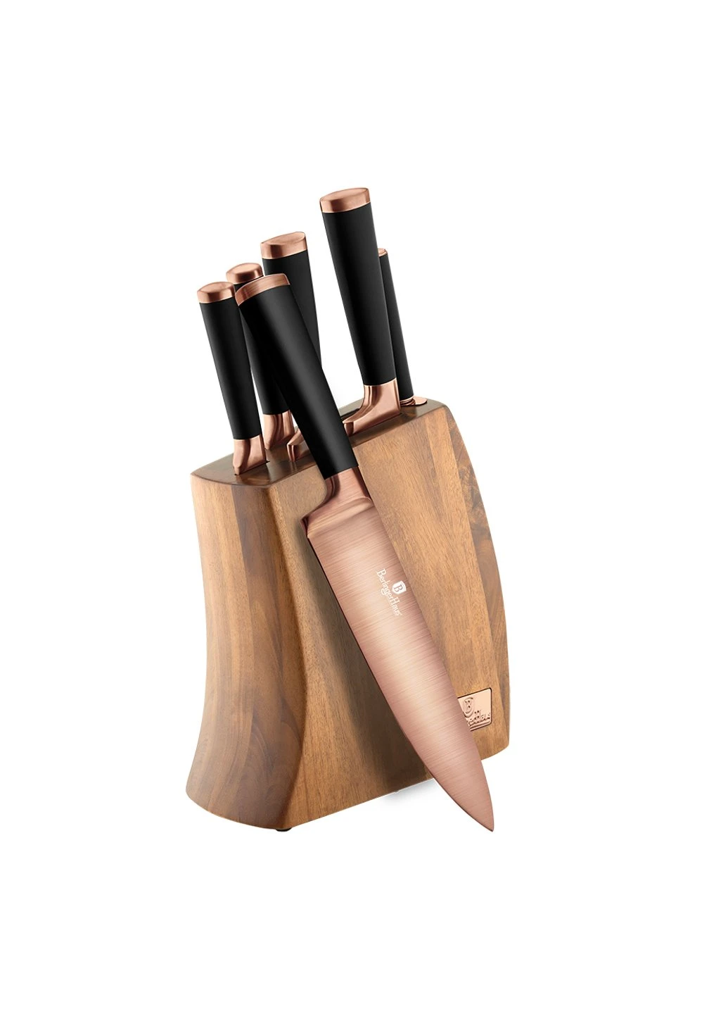 Набор ножей Metallic Line Rose Gold Edition BH-2479 7 предметов Berlinger Haus комбинированные,