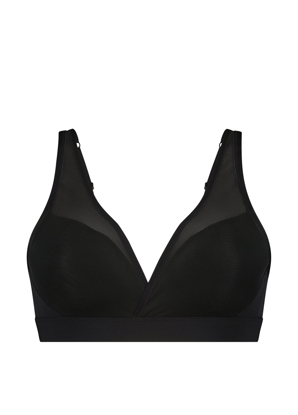 Чёрный бюстгальтер Hunkemoller без косточек полиамид