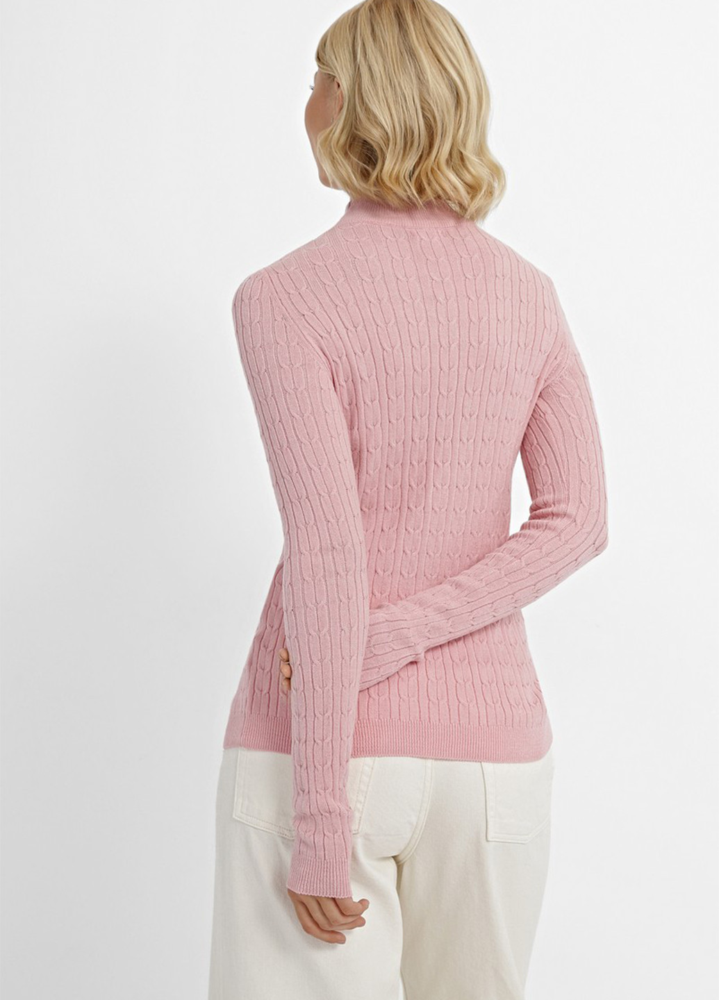 Светло-розовый демисезонный свитер Sewel