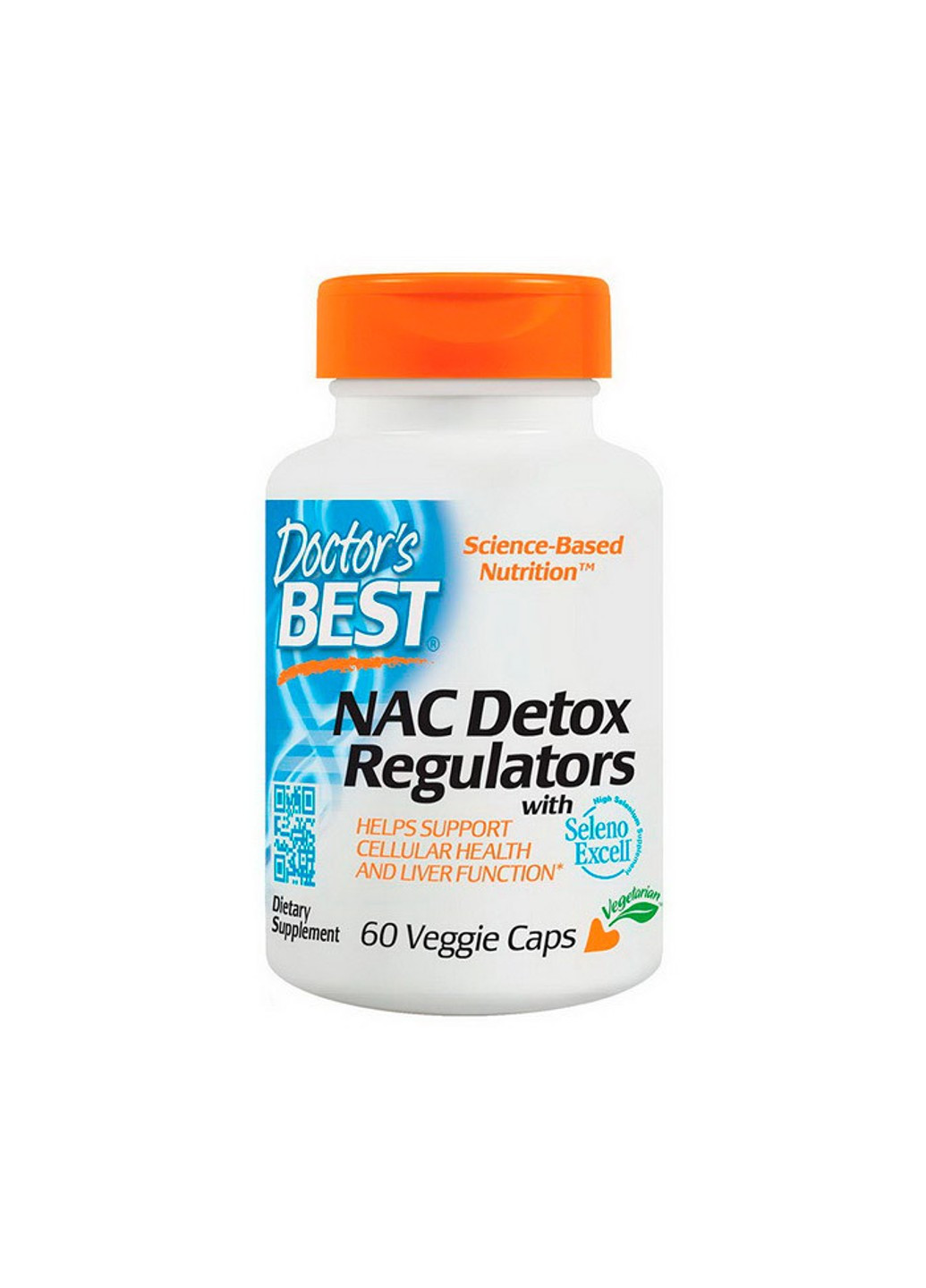 N-ацетилцистеин NAC Detox Regulators (60 капс) доктор бест Doctor's Best (255410398)