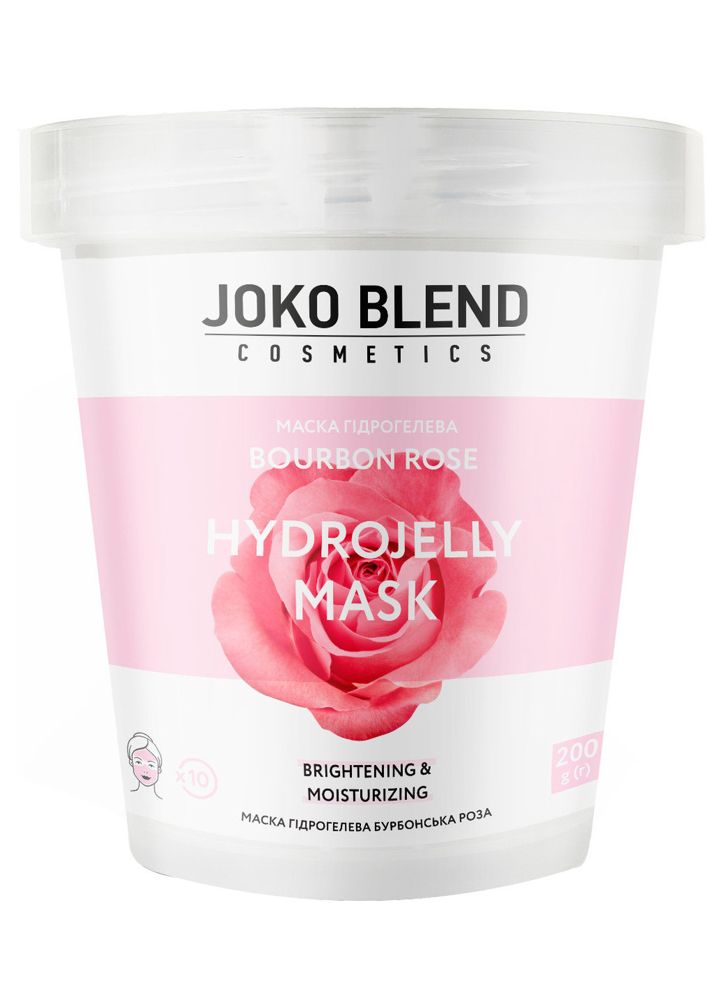 Маска гідрогелева для обличчя Bourbon Rose Hydrojelly Mask, 200 г Joko Blend (202414062)