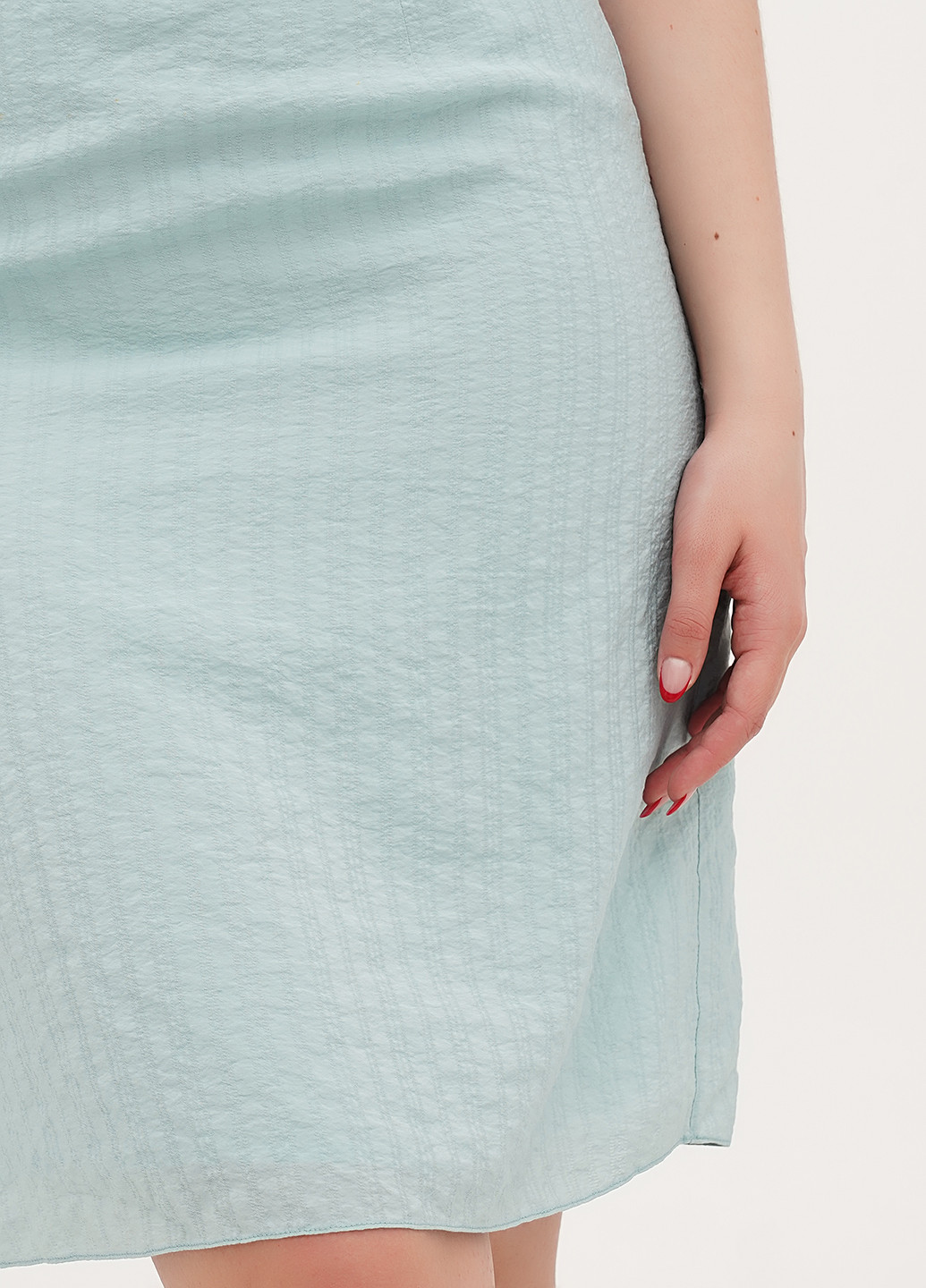 М'ятна кежуал сукня футляр No Brand однотонна