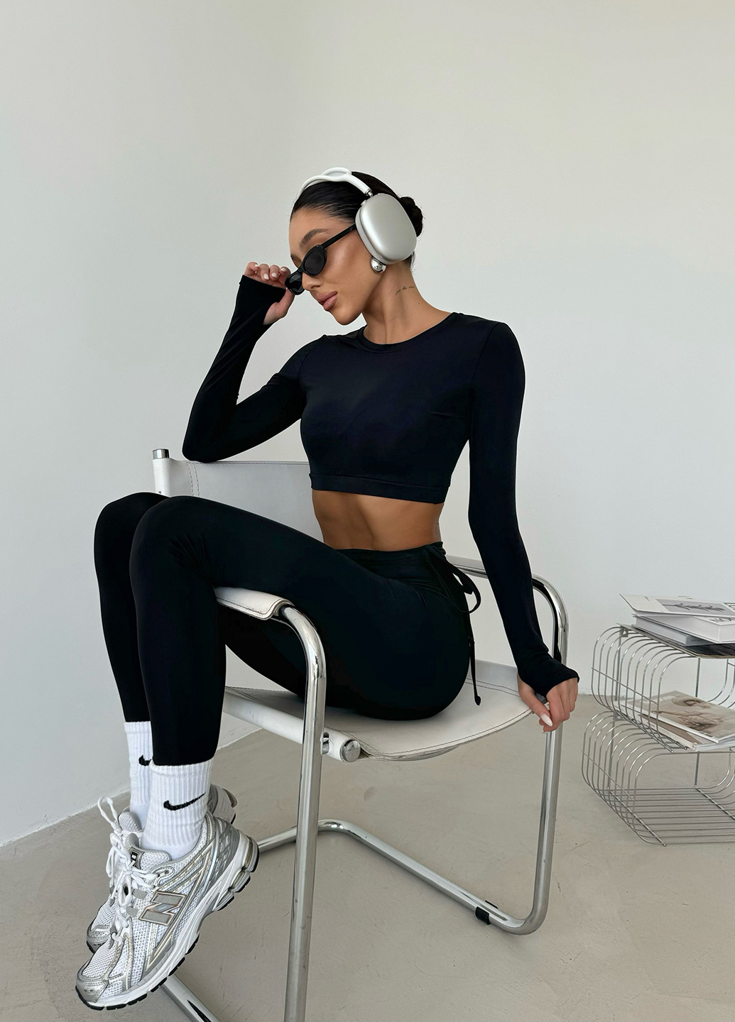 Чорний демісезонний комплект (рашгард, лосини) NOVA VEGA