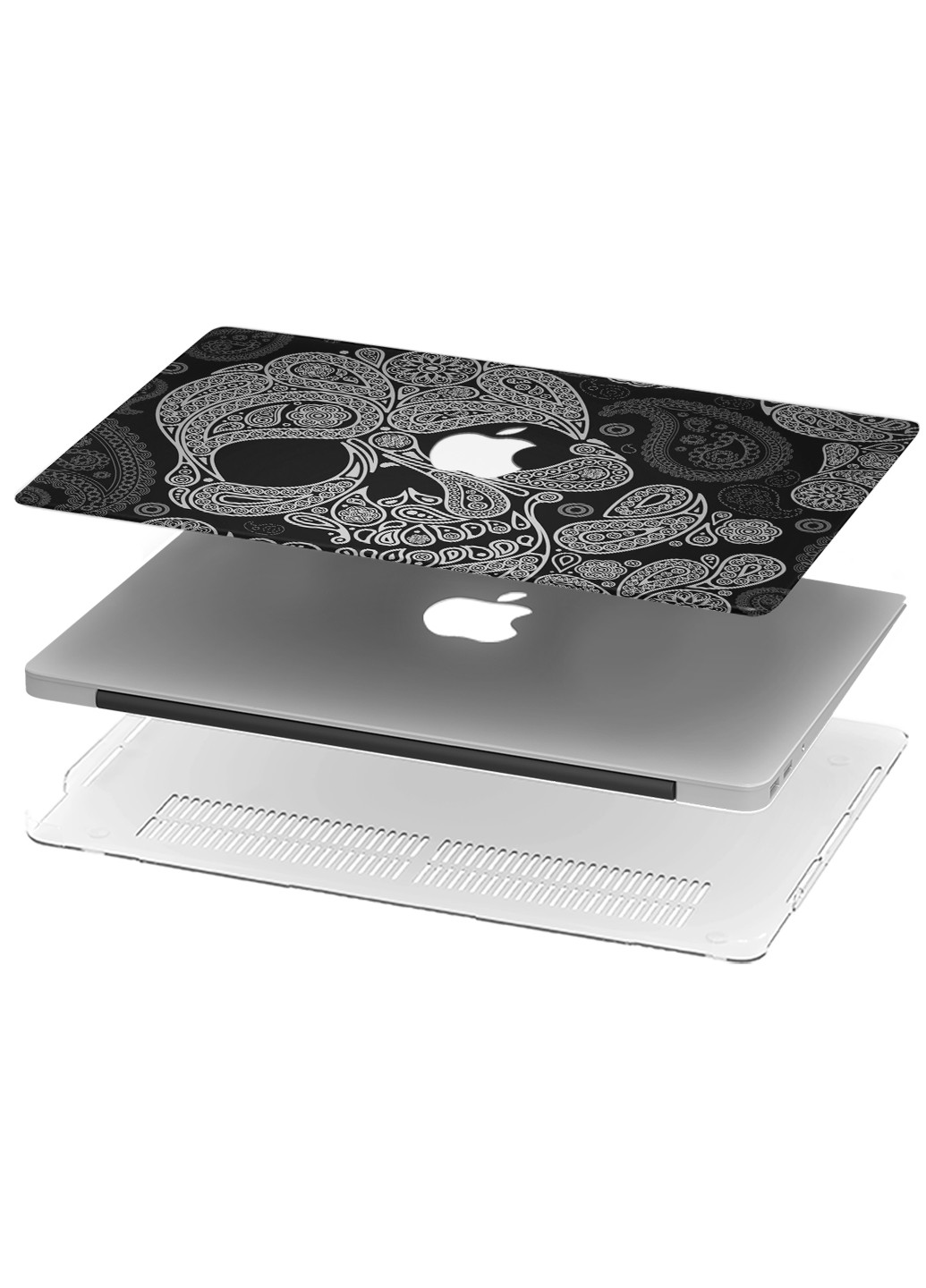 Чохол пластиковий для Apple MacBook Air 13 A1932 / A2179 / A2337 Череп (Skull) (9656-2459) MobiPrint (218857999)