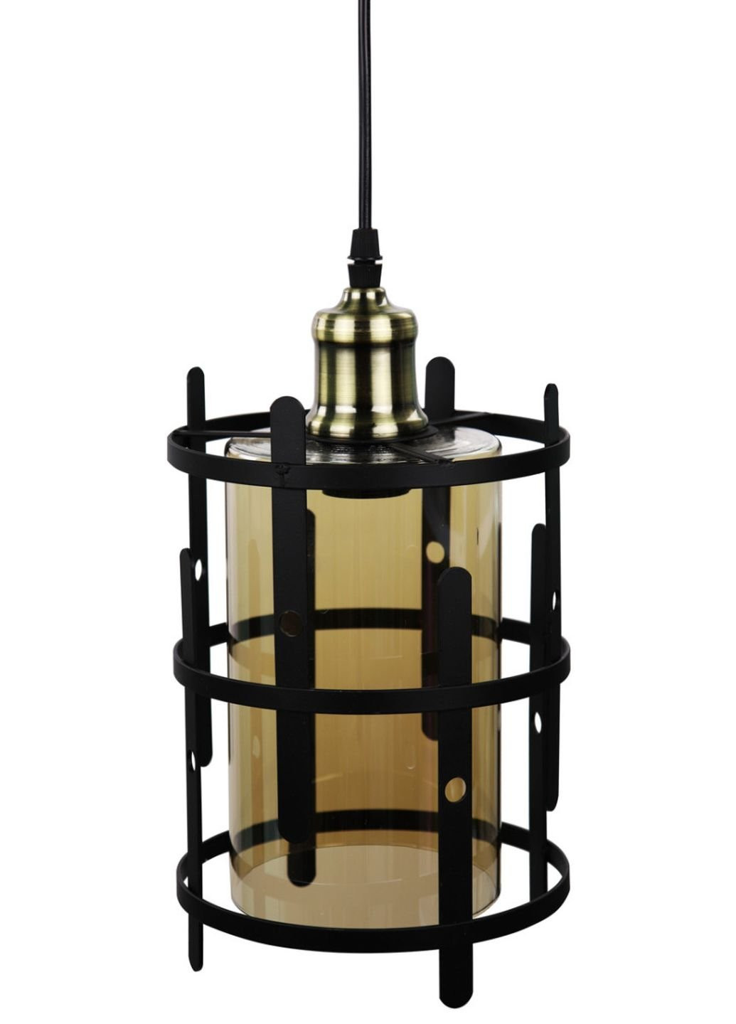 Люстра підвісна стельова в стилі LOFT (лофт) 12025/1-br Чорний 40х17х17 см. Sunnysky (253627993)