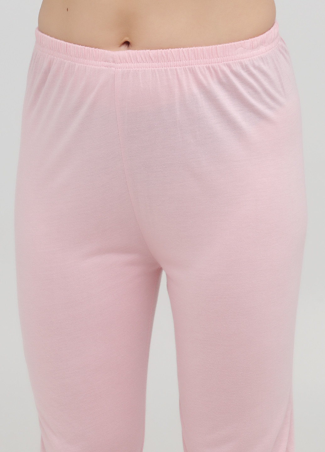Розовая всесезон пижама (футболка, брюки) футболка + брюки Stil Moda