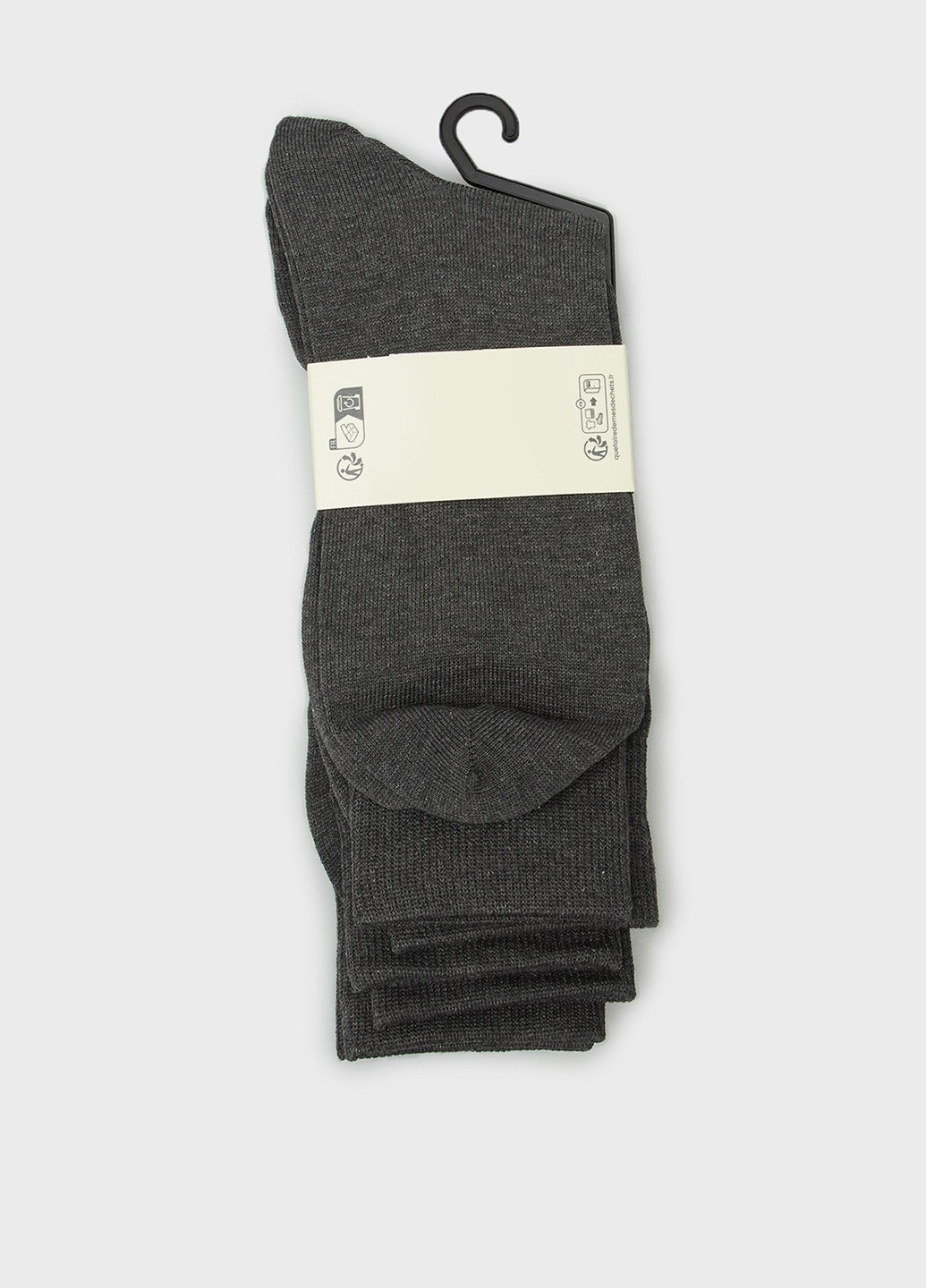 Сірі шкарпетки (3 пари) Gant логотипи (322523558)