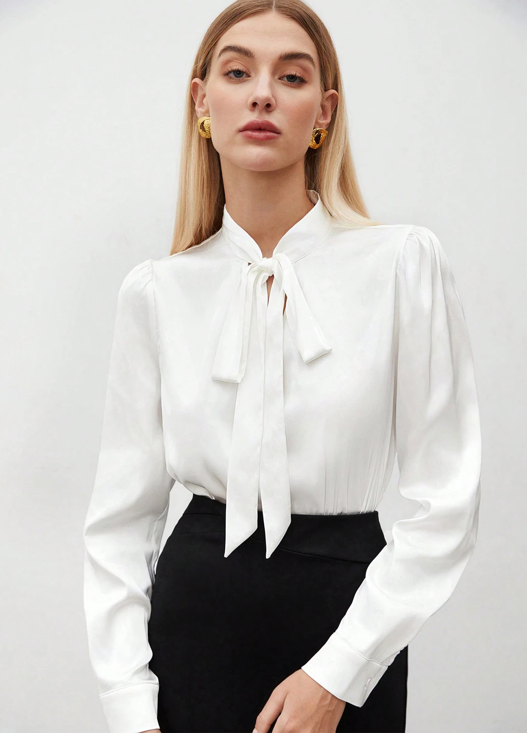 Белая блуза SHEIN