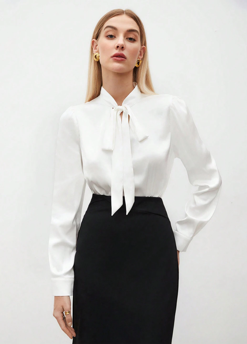 Белая блуза SHEIN