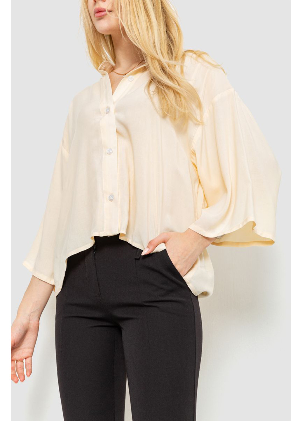 Светло-бежевая демисезонная блуза Ager