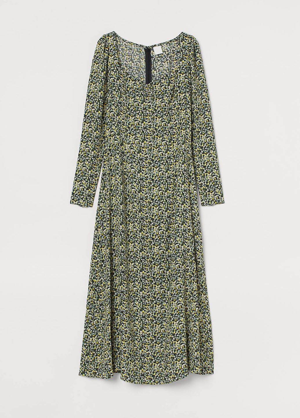 Комбінована кежуал сукня а-силует H&M з квітковим принтом
