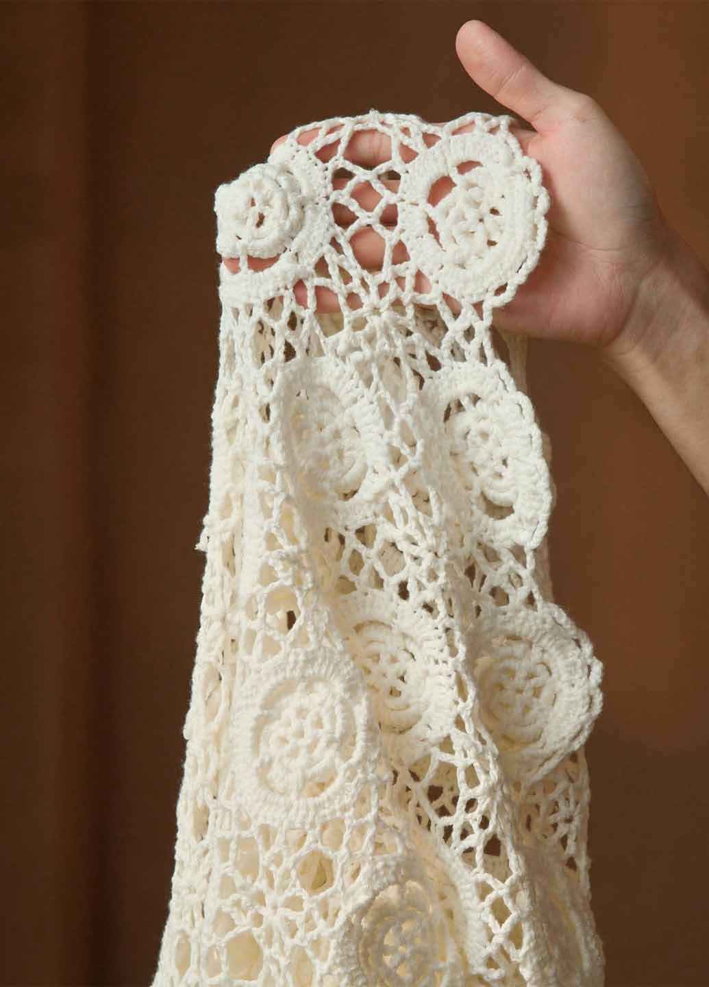 Молочное вечернее, пляжное платье силуэтная SHEIN однотонное