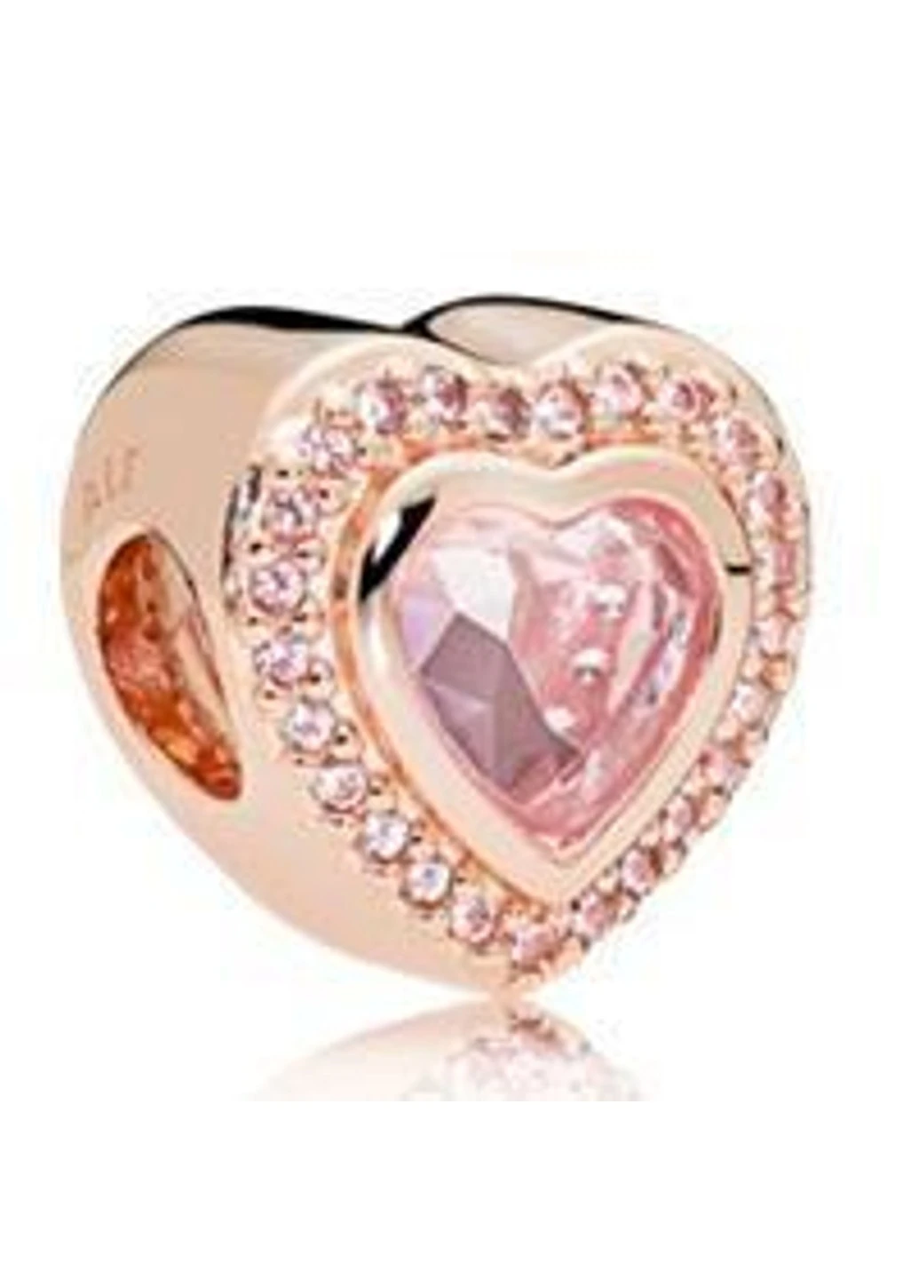 Срібна намистина для браслета Пандора в позолоті Rose 797608CZ-2 No Brand (252433047)