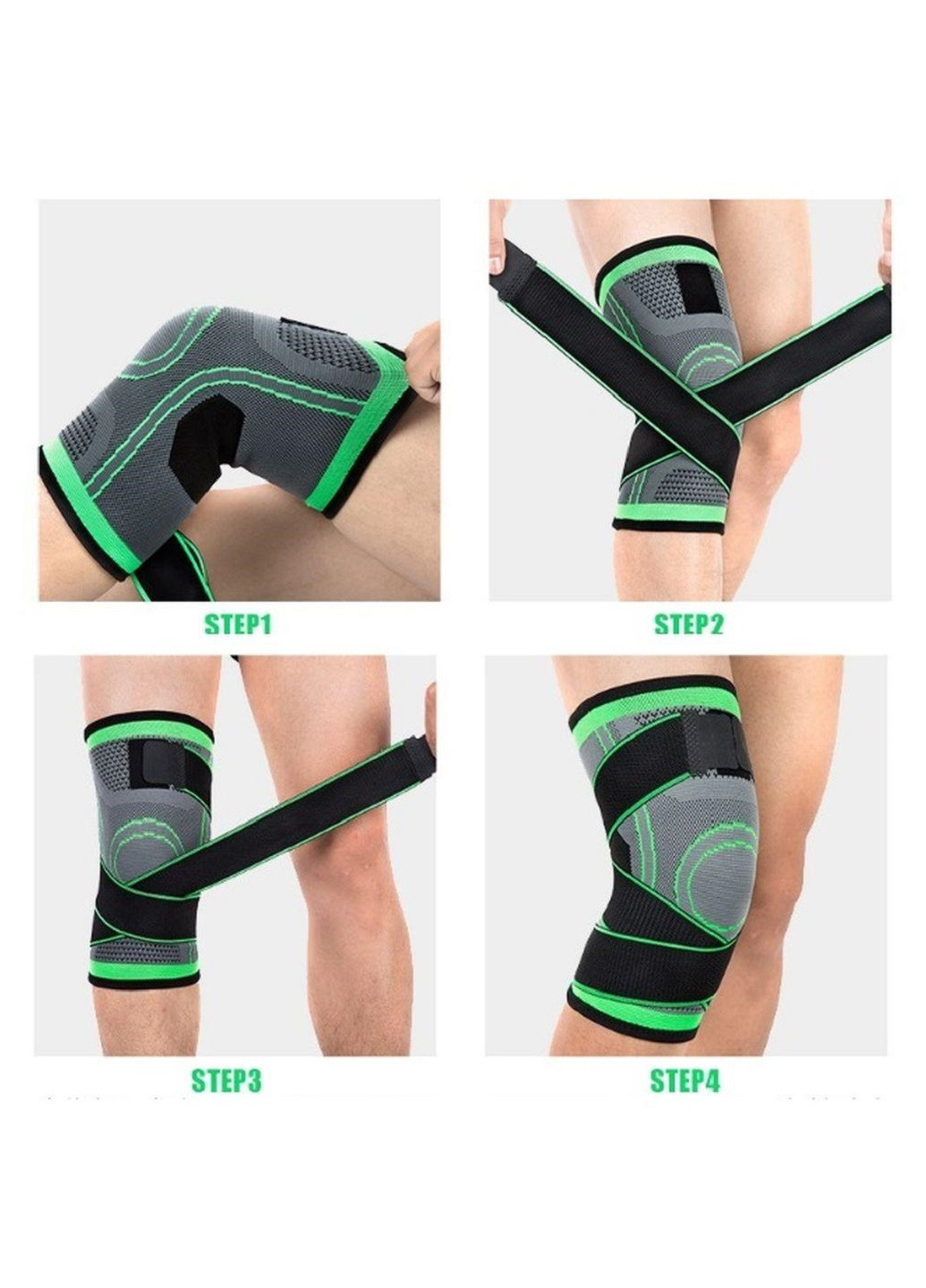 Бандаж фіксатор для коліна колінного суглоба з додатковою фіксацією (85241-Нов) Розмір XL Unbranded (253037489)