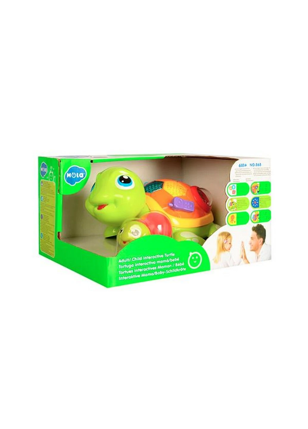 Игрушка Черепашки 18х23,5х13 см Hola Toys (228856586)