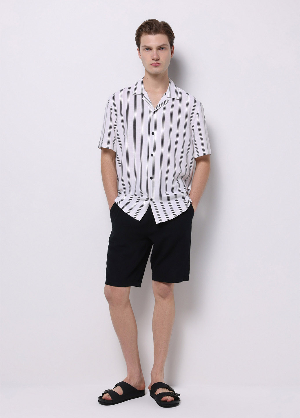 Цветная кэжуал рубашка в полоску Colin's