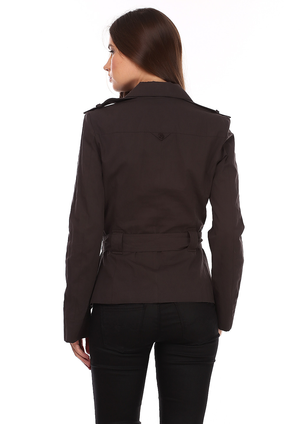 Темно-коричневая демисезонная куртка Aniye By