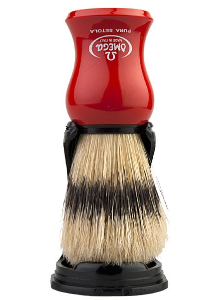 Помазок з підставкою 80265 червоний Omega (235995285)