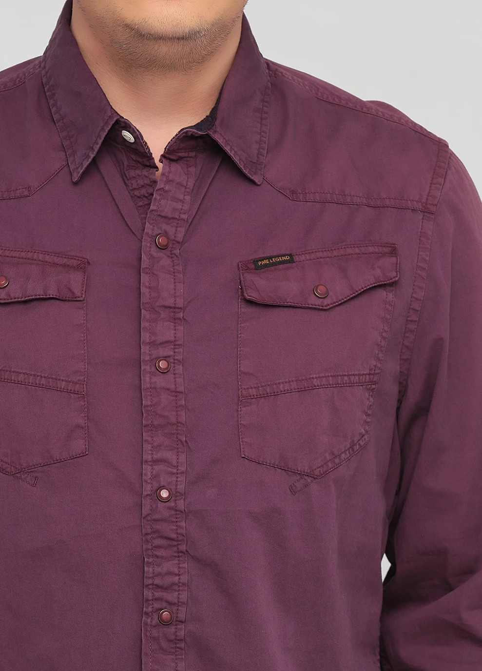 Бордовая рубашка Pme Legend
