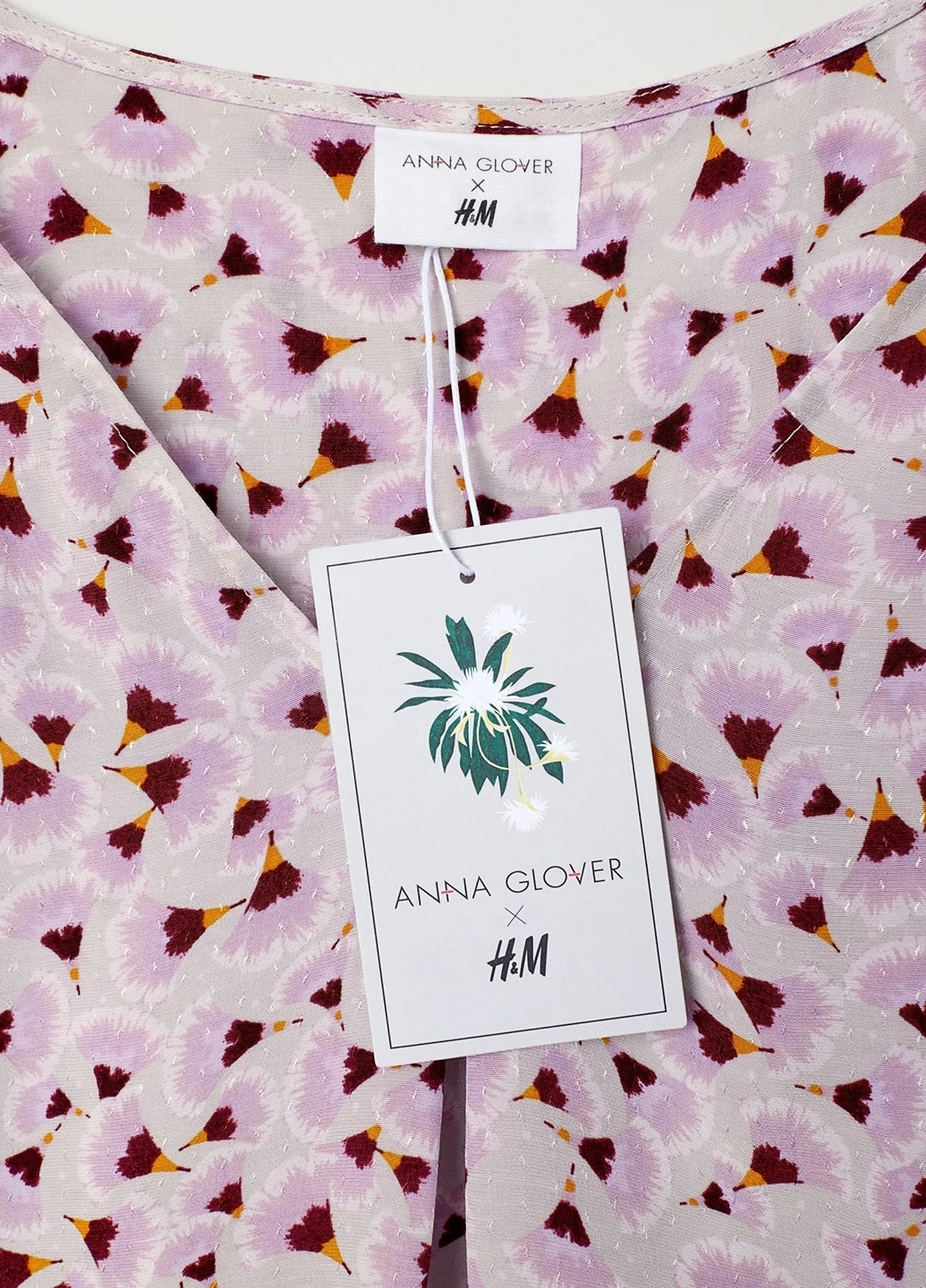 Бузкова блуза H&M