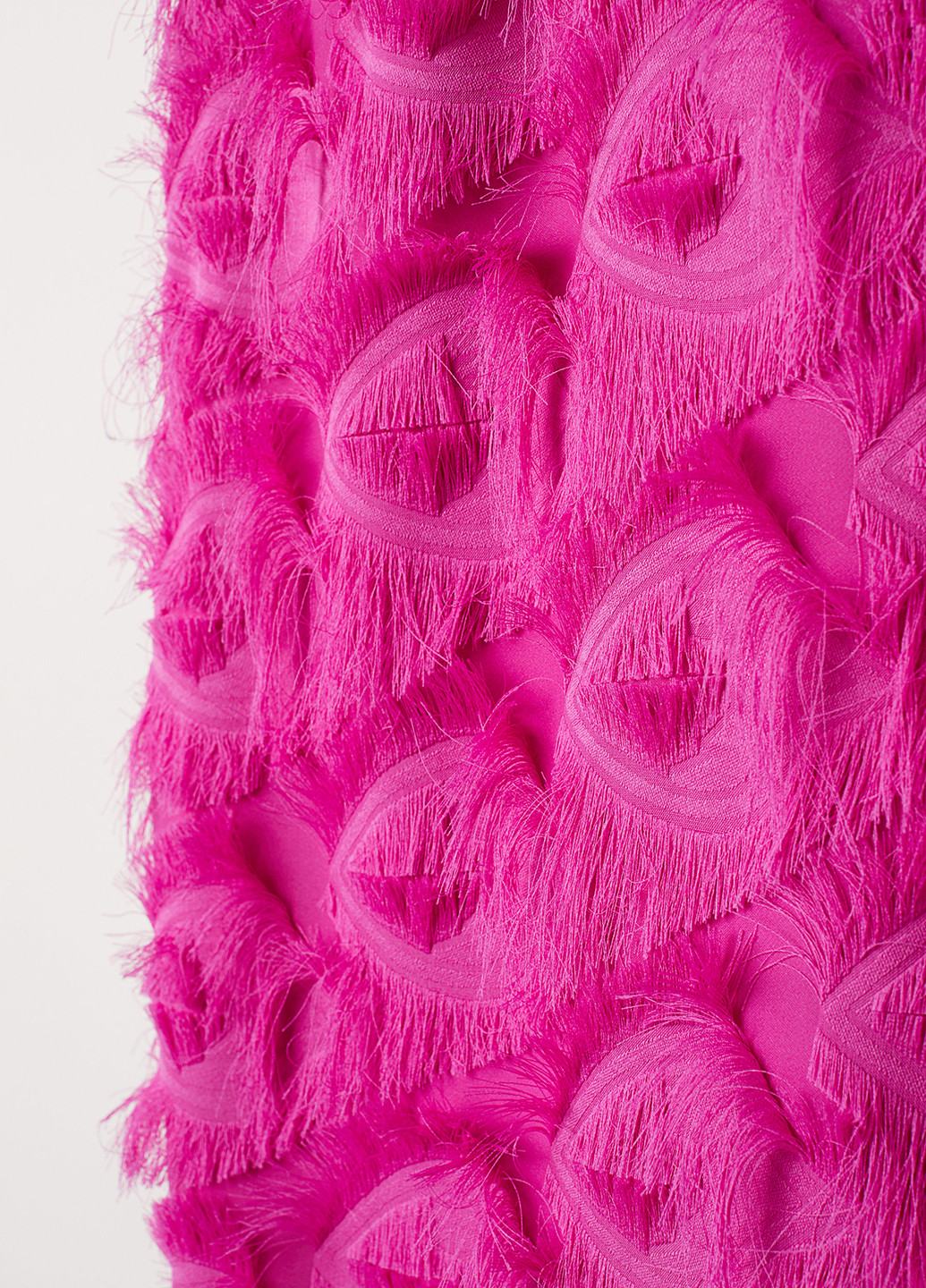 Розовая кэжуал фактурная юбка H&M