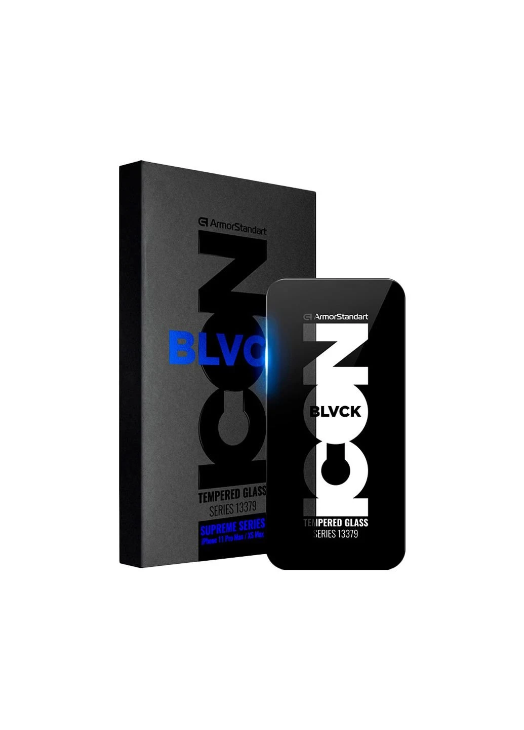 Скло захисне Supreme Black Icon 3D Apple iPhone 13 Pro Max (ARM60016) ArmorStandart (252392570)