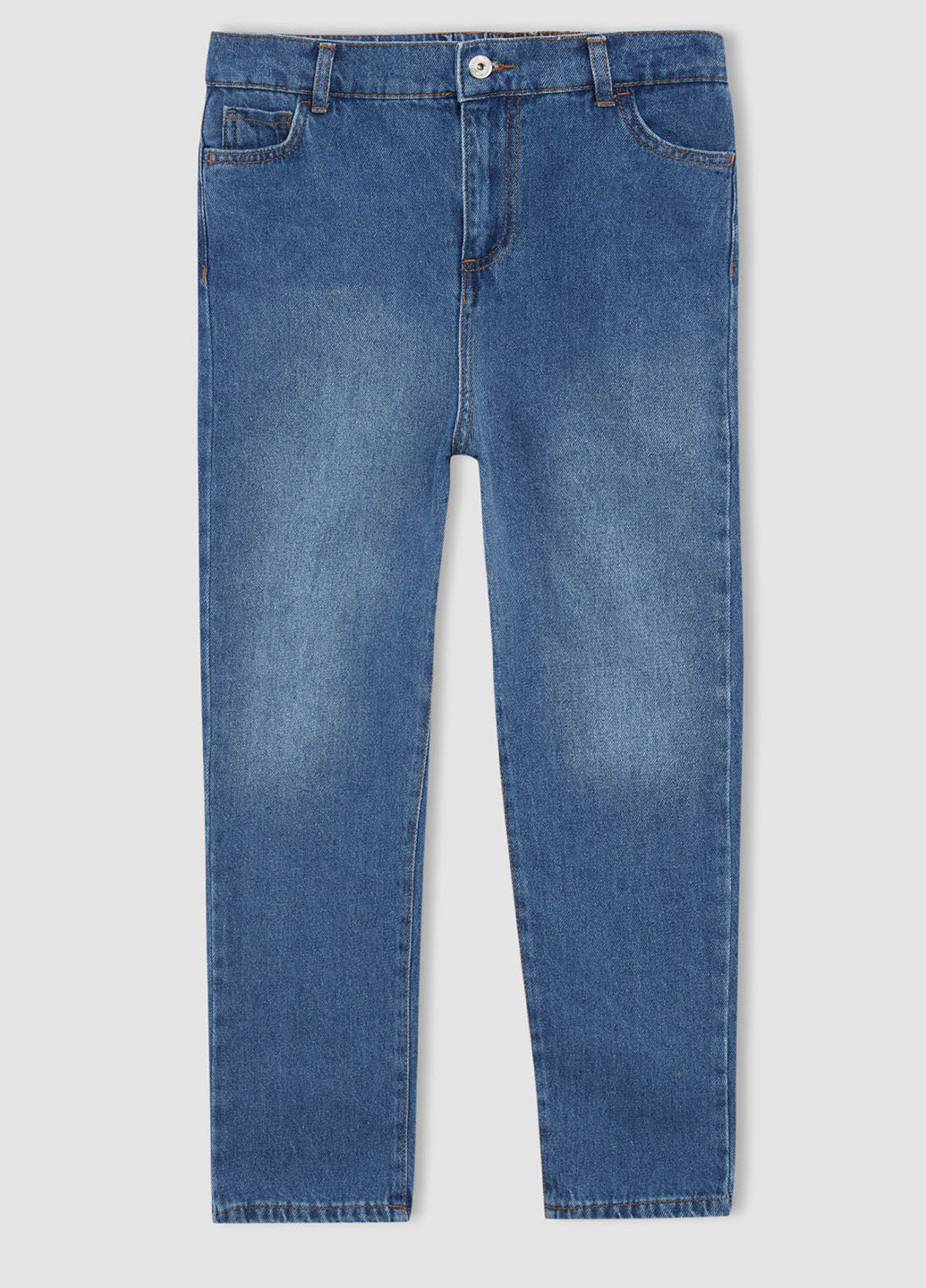 Синие демисезонные зауженные, скинни джинсы DeFacto