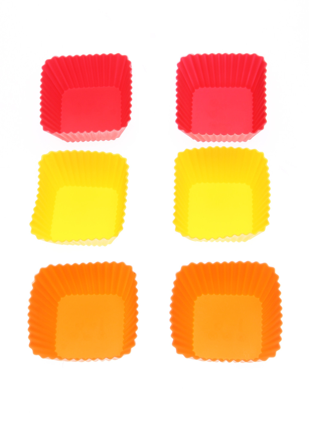 Набір форм для випічки кексів, 6 шт, 6,5x6,5x3 см Krauff комбіновані
