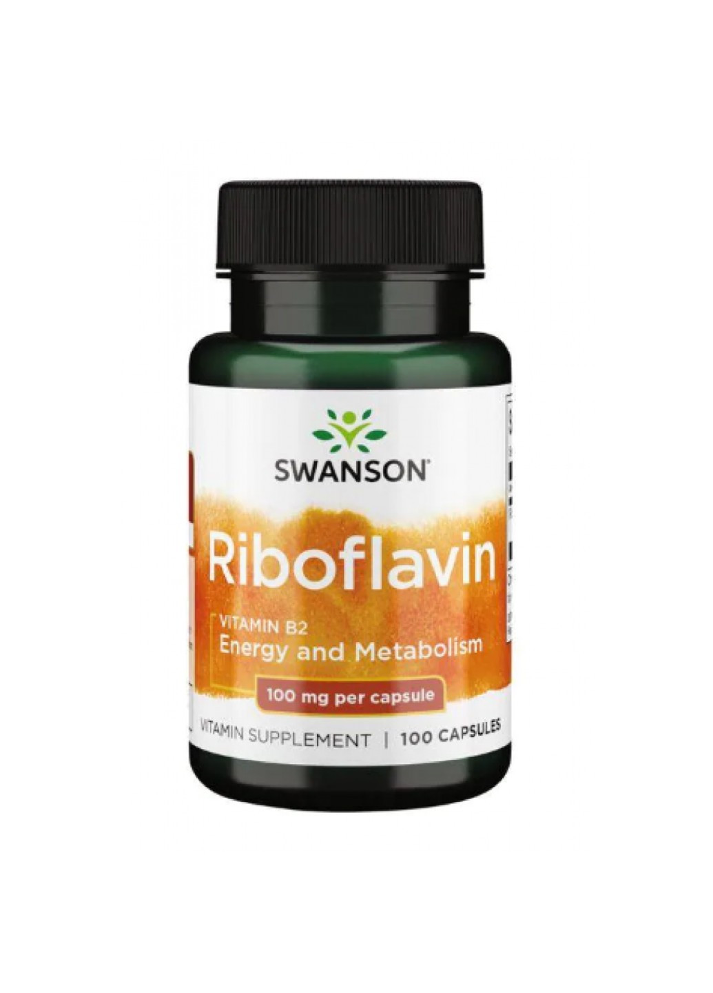 Витамин Б рибофлавин Riboflavin Vitamin B-2 100mg 100 капсул Swanson (255409502)