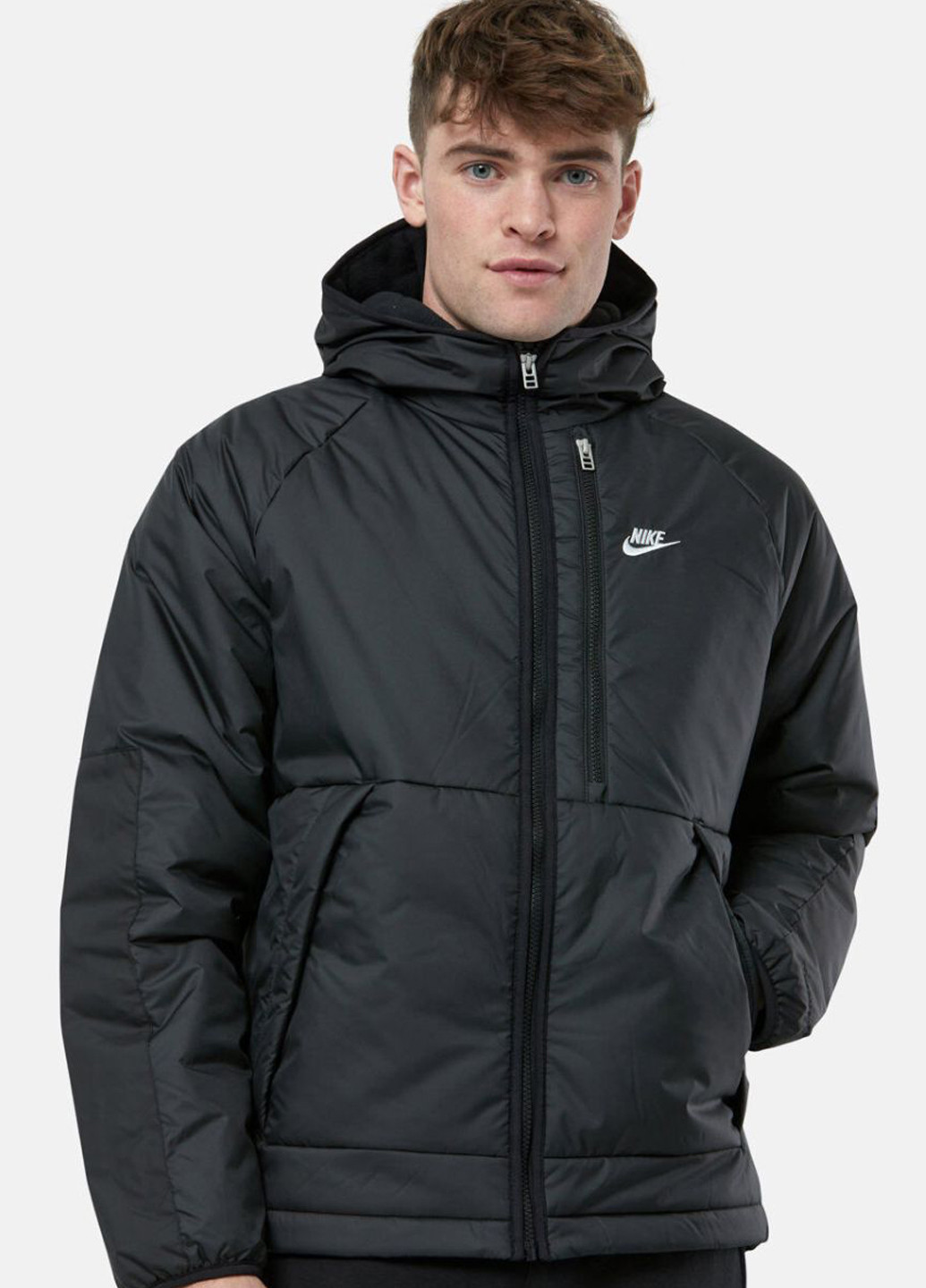 Черная демисезонная куртка dx2038-010 Nike M NSW TF RPL LEGACY HD JKT