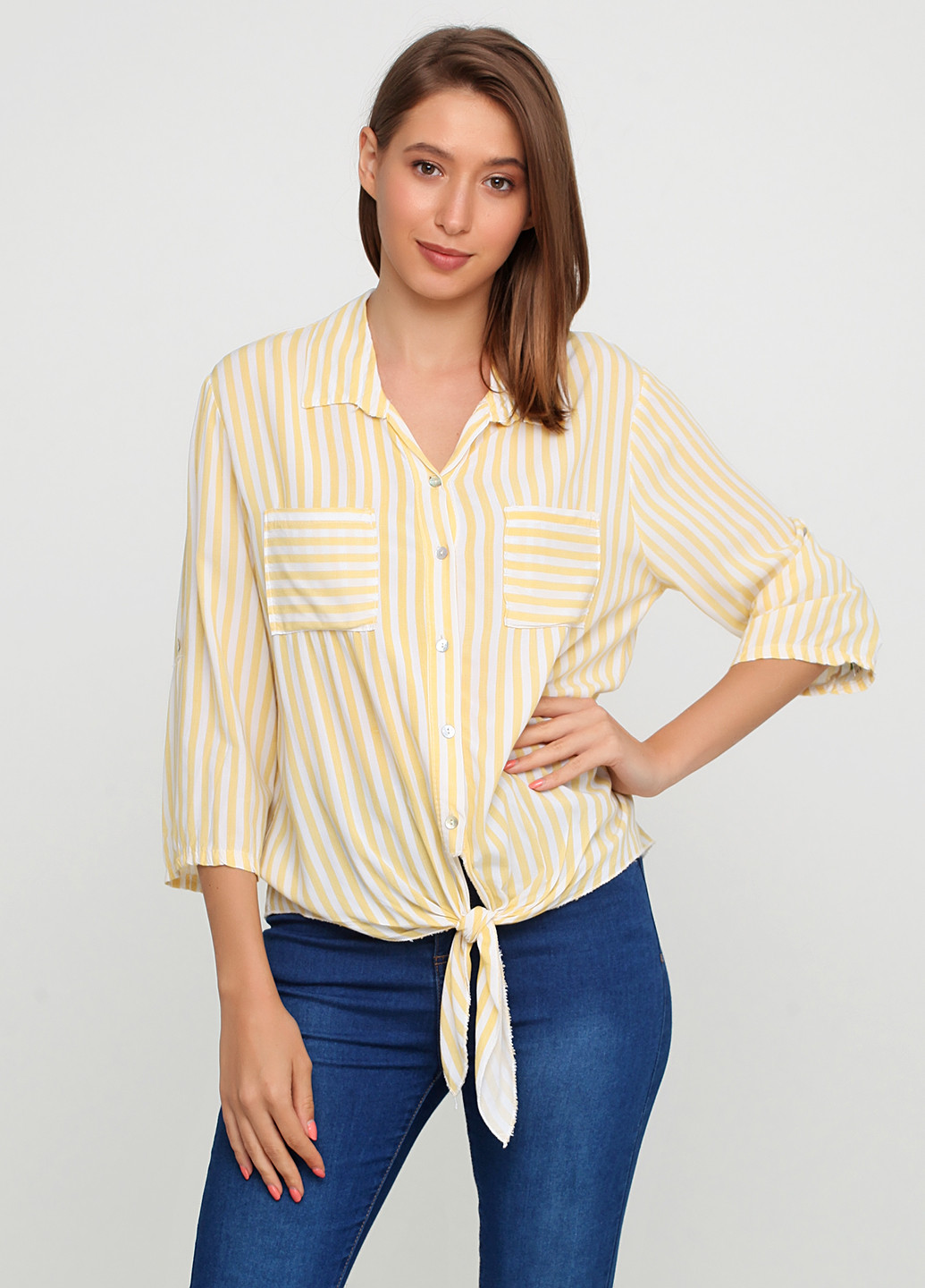 Жовта демісезонна блуза Made in Italy