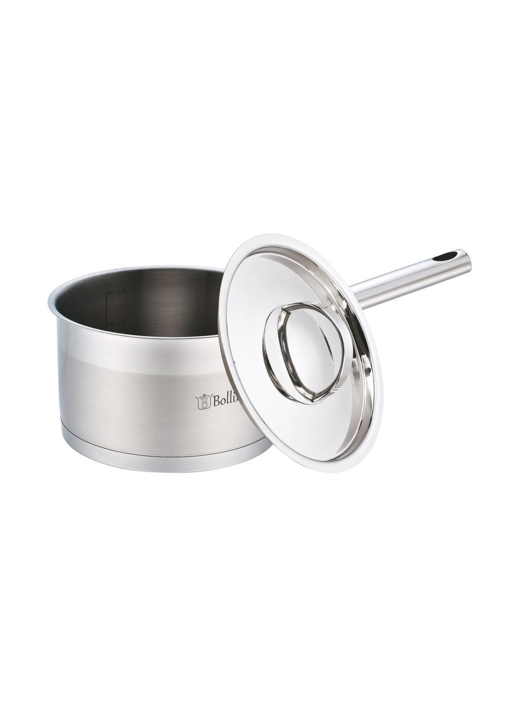 Ківш із кришкою BR-2301 1,8 л 16х9,5 см Bollire (253624796)