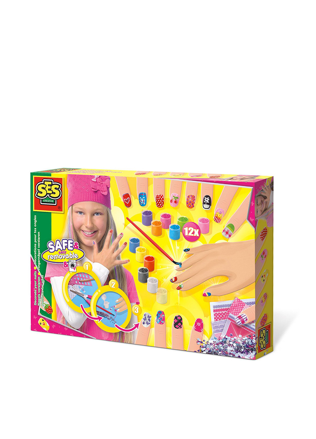 Ігровий набір для юного нейл-арту майстра - МОДНИЦЯ (декор для нігтів) Ses Creative (140924166)