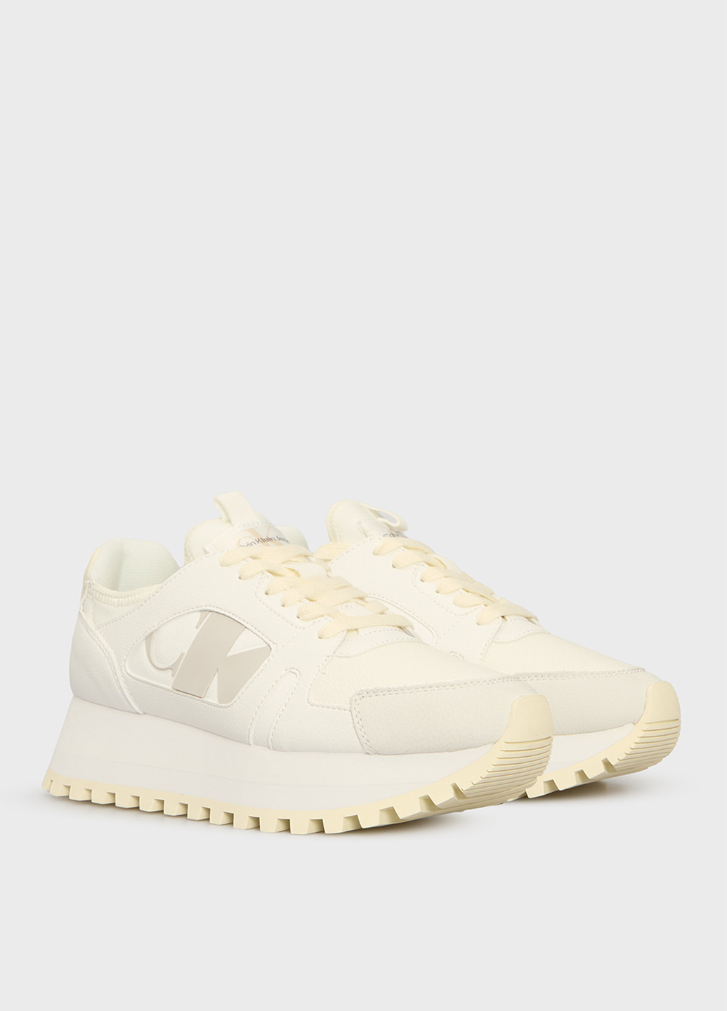 Кроссовки Calvin Klein Jeans белые всесезоны (366431704)