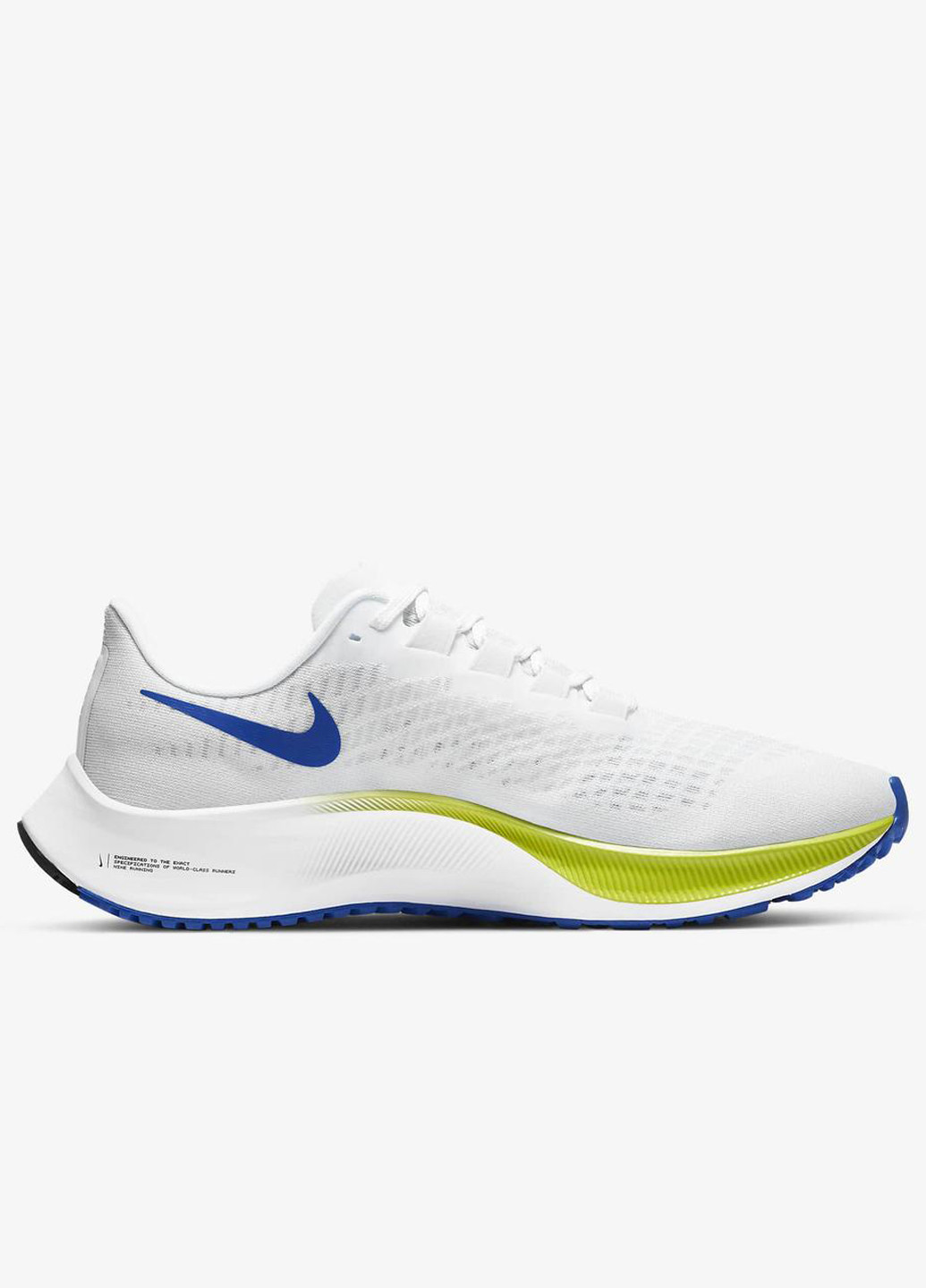 Белые демисезонные кроссовки беговые Nike Air Zoom Pegasus 37 Men's Running BQ9646-102