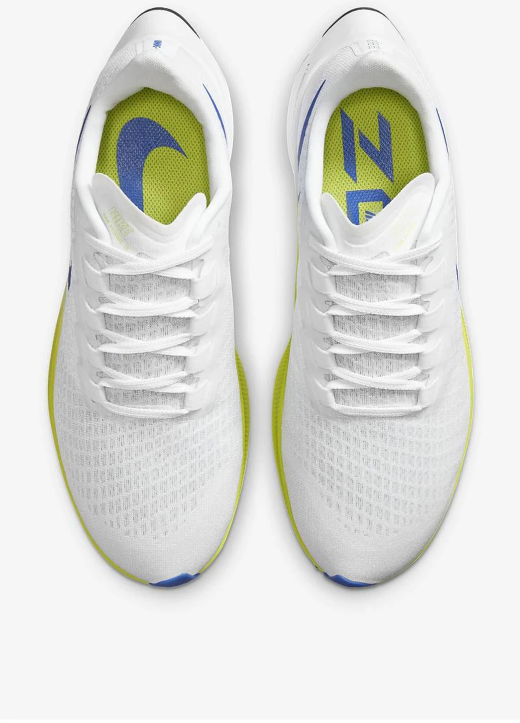 Белые демисезонные кроссовки беговые Nike Air Zoom Pegasus 37 Men's Running BQ9646-102