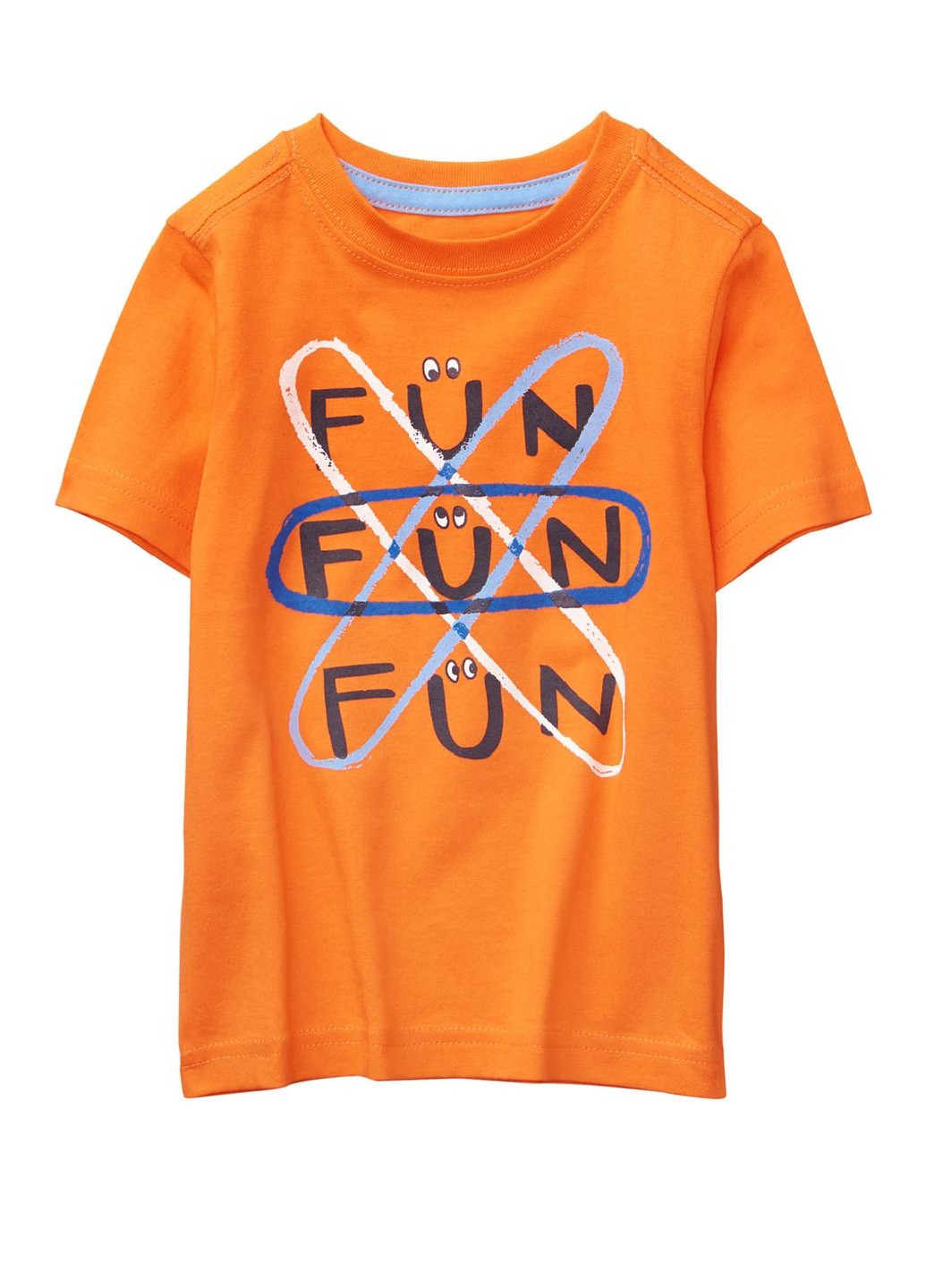 Оранжевая летняя футболка с коротким рукавом Gymboree
