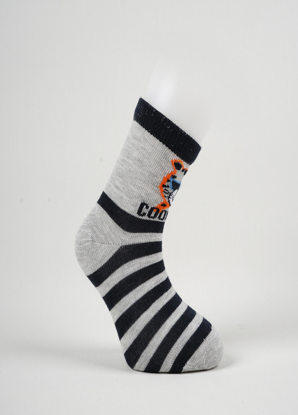 Шкарпетки для хлопчика (котон),, 7-8, navy Arti 200084 сірі повсякденні