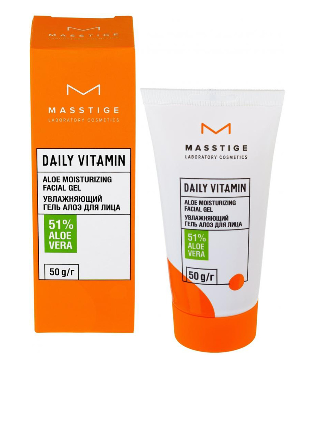 Гель для обличчя зволожуючий Алое Daily Vitamin, 50 г Masstige (146138301)