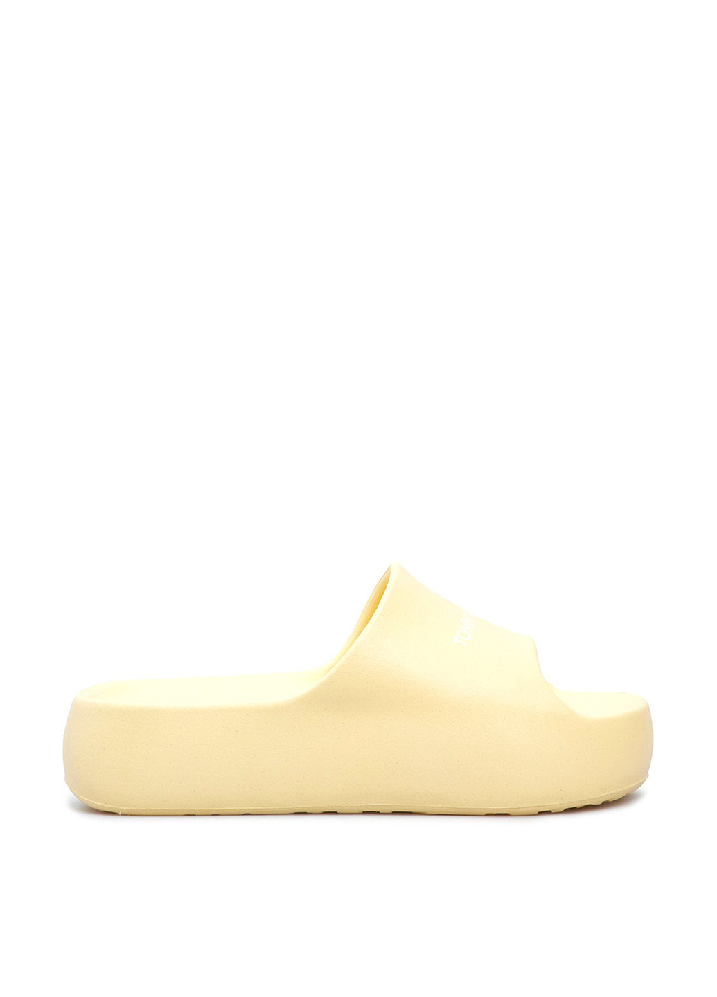 Желтые шлепанцы Tommy Jeans