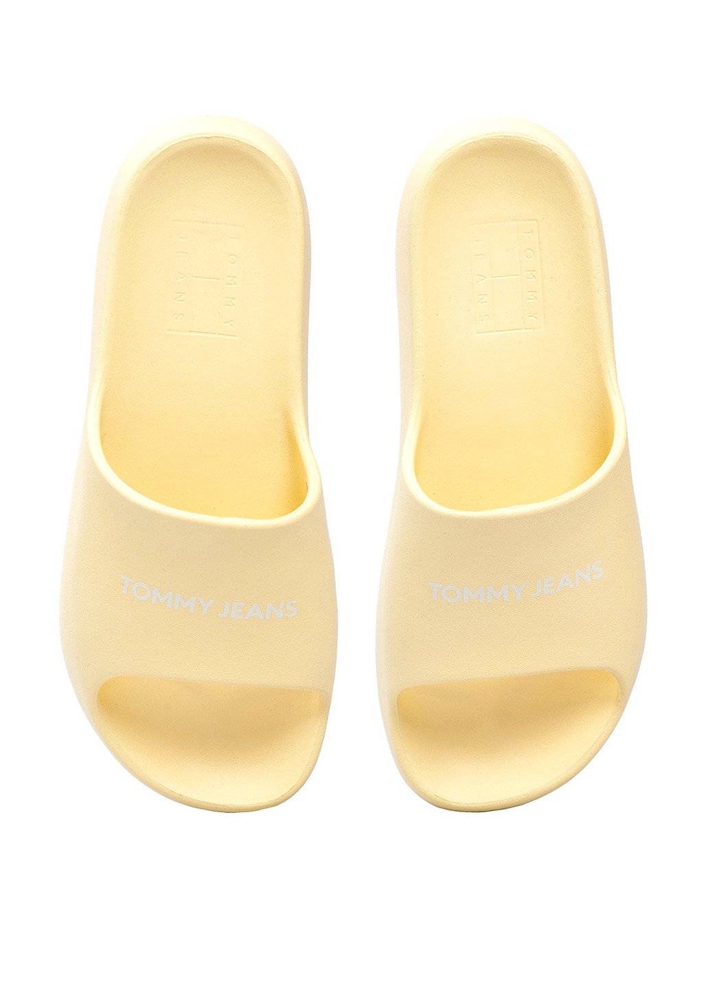Желтые шлепанцы Tommy Jeans