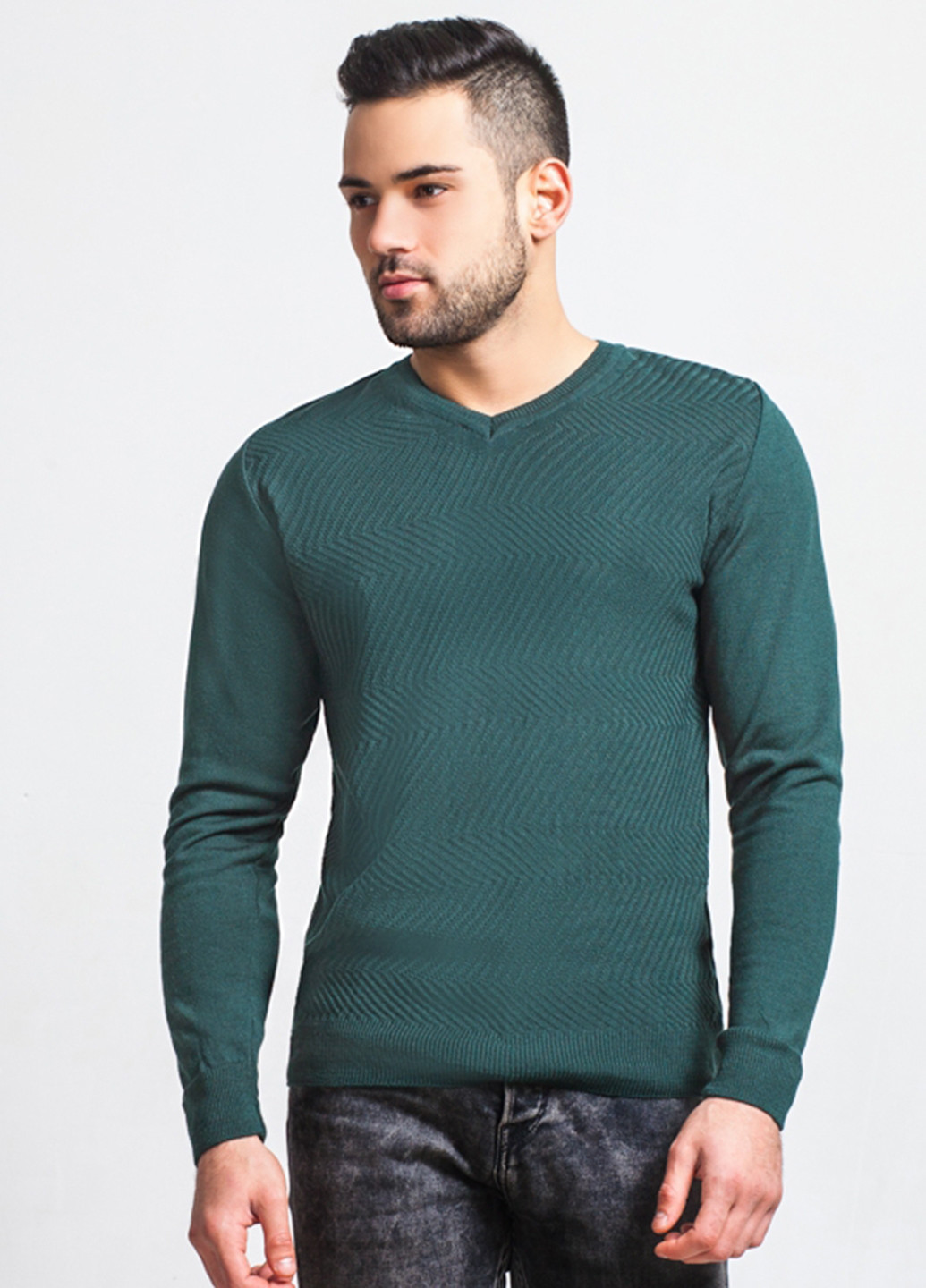 Зеленый демисезонный пуловер пуловер SVTR
