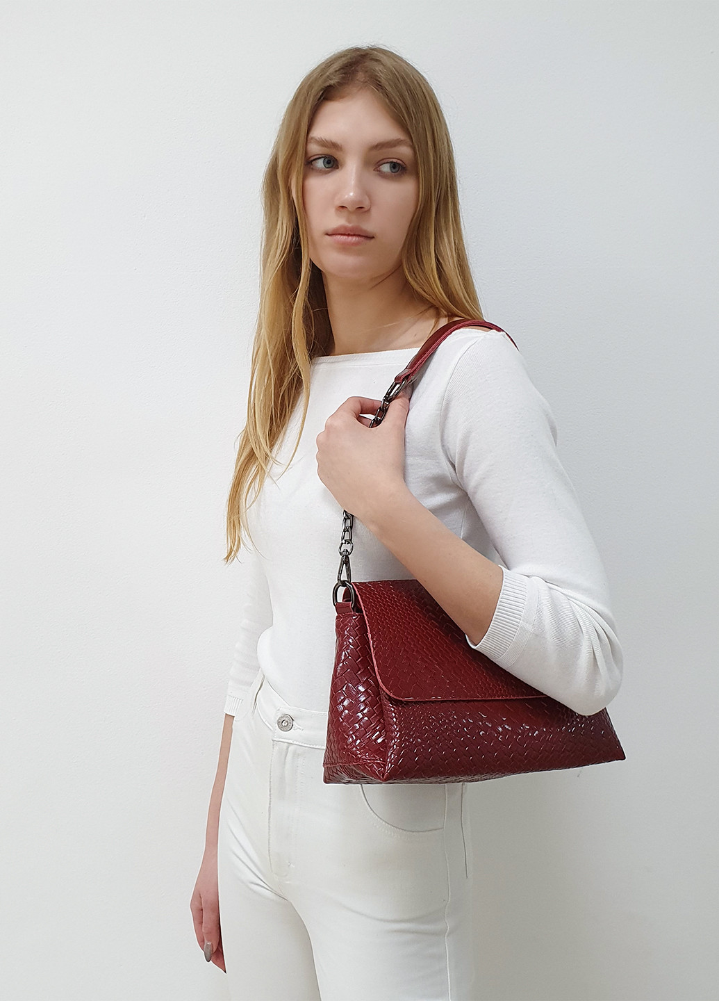 Стильная сумка кожаная кросс-боди средняя 009-1 Fashion сумка (226284952)