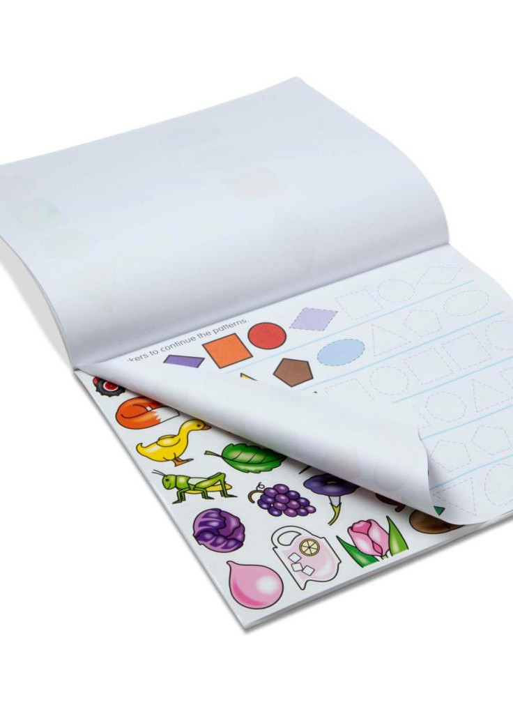 Набір для творчості Melissa & Doug Альбом розмальовок-наклейок Кольори і фігури (MD8564) Melissa&Doug (202373988)