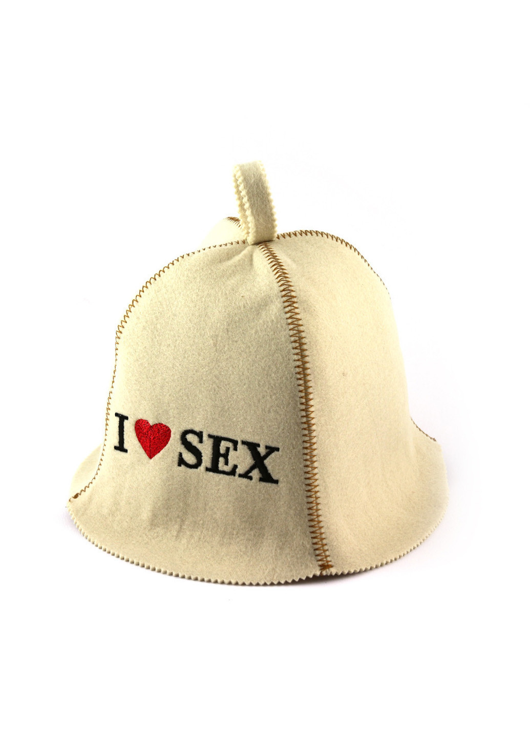 Шапка для сауны "I love sex" Luxyart (206021658)