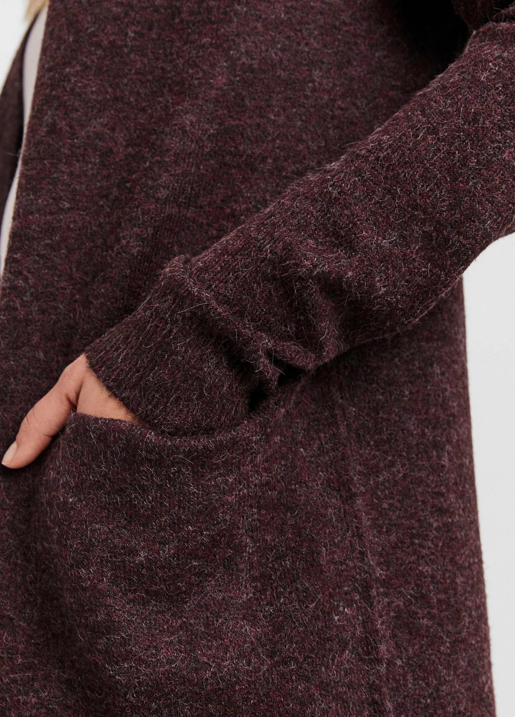Бордовый демисезонный кардиган Vero Moda