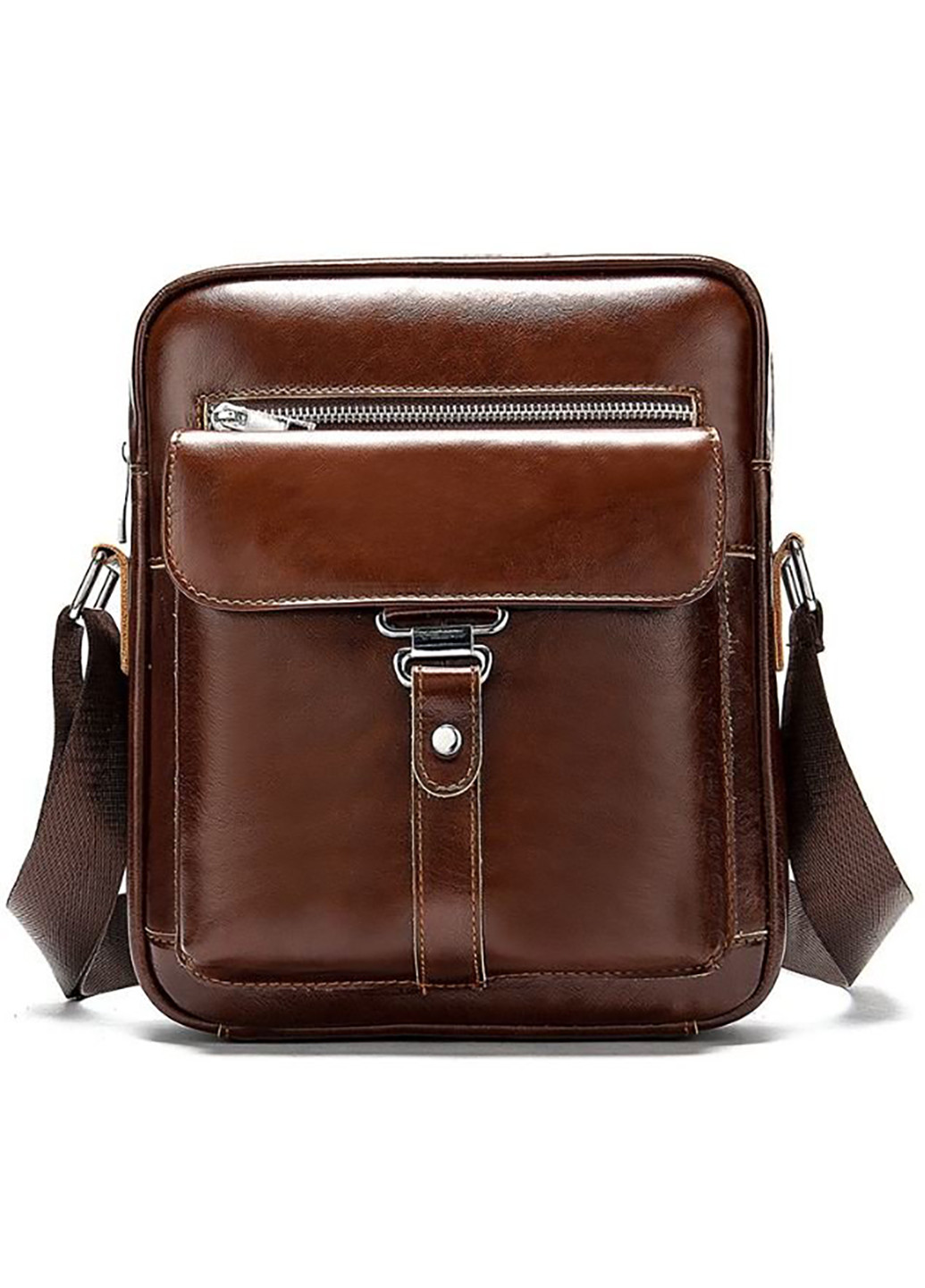 Мужская кожаная сумка 23х27х6 см Vintage (252130101)