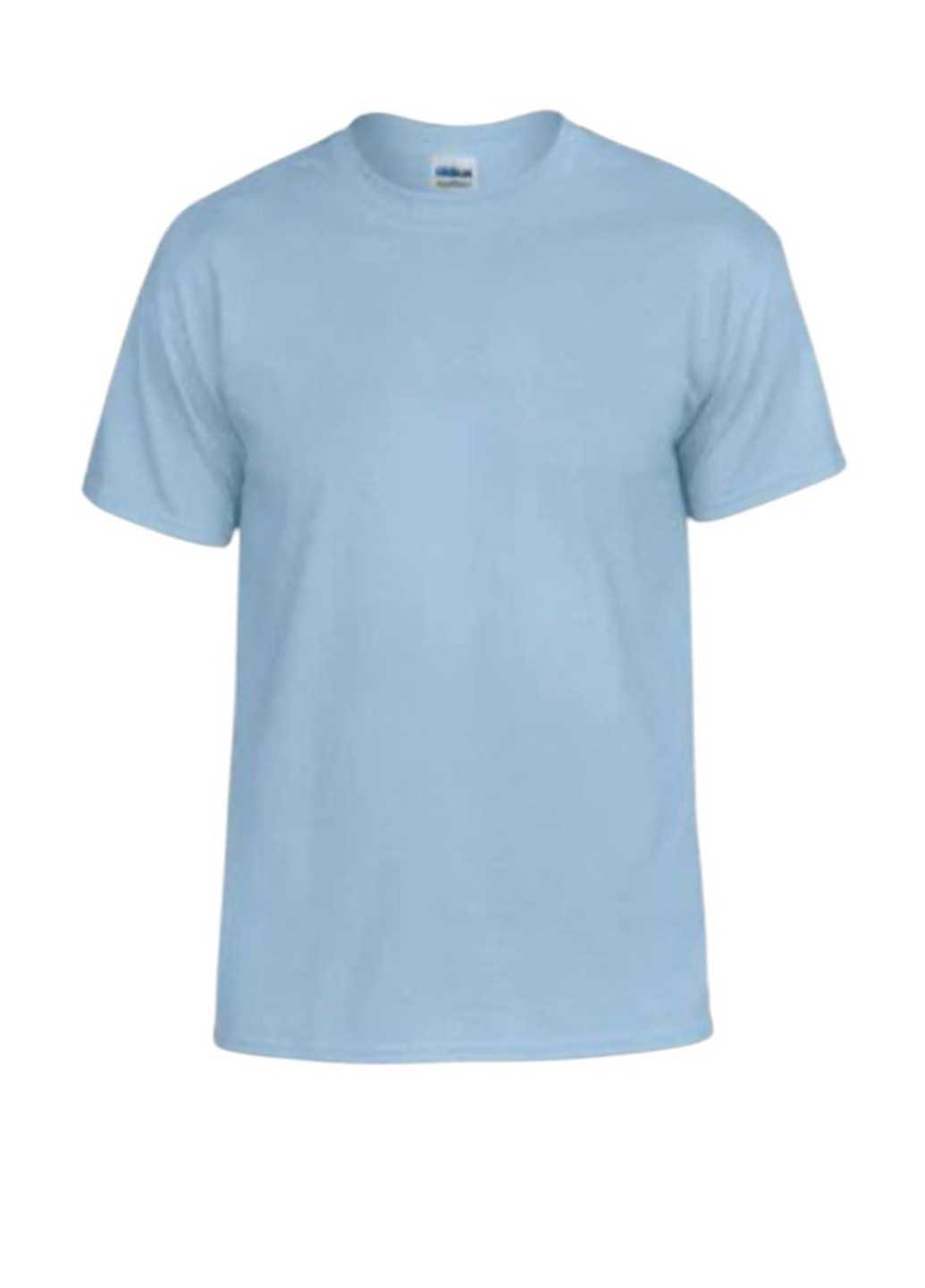 Голубая футболка Gildan