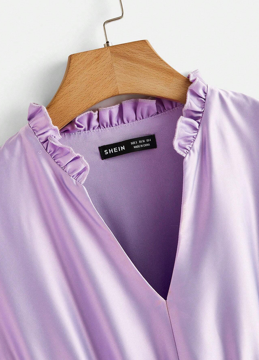 Бузкова вечірня, святковий сукня для вагітних кльош, плісована SHEIN однотонна