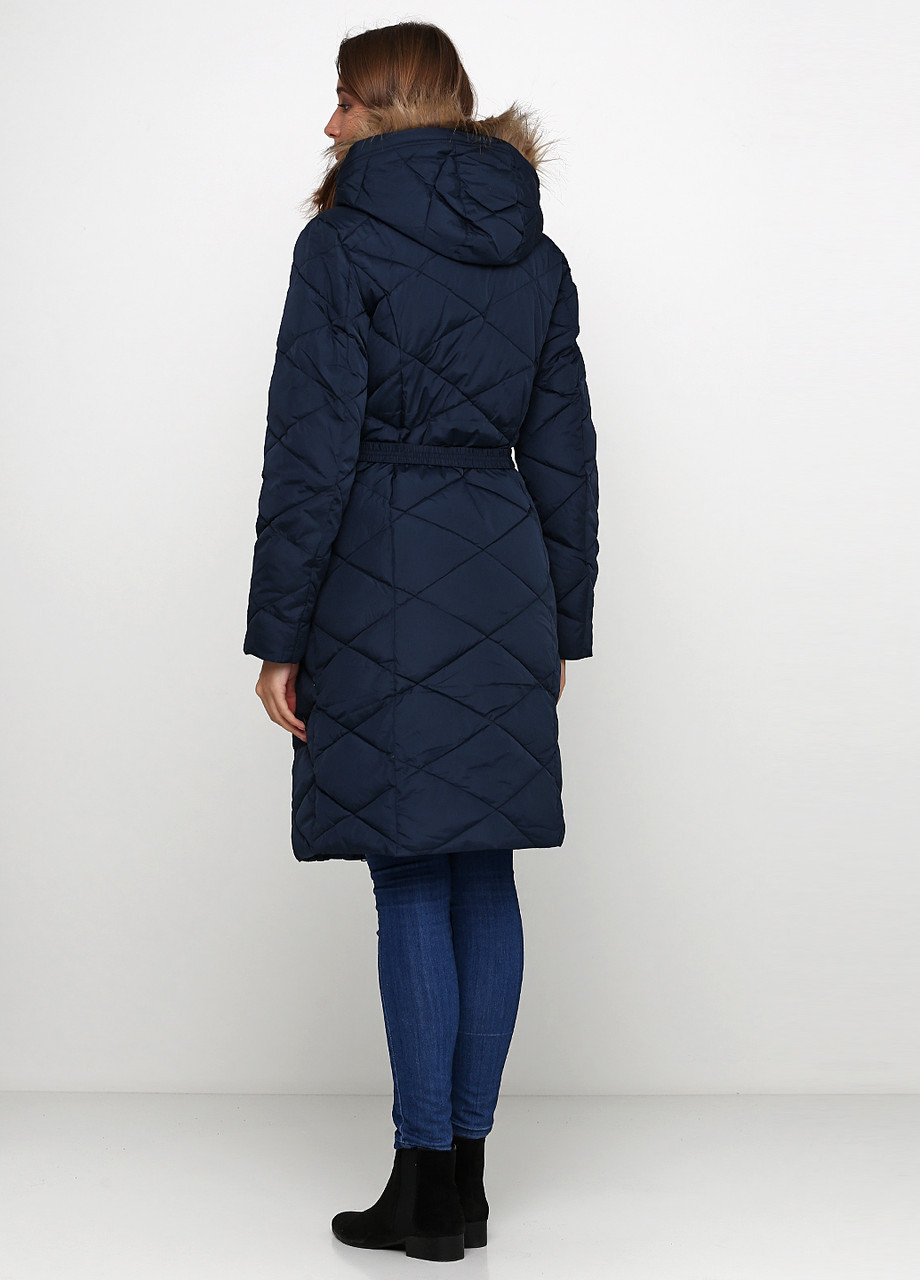 Темно-синяя зимняя куртка женская Tom Tailor